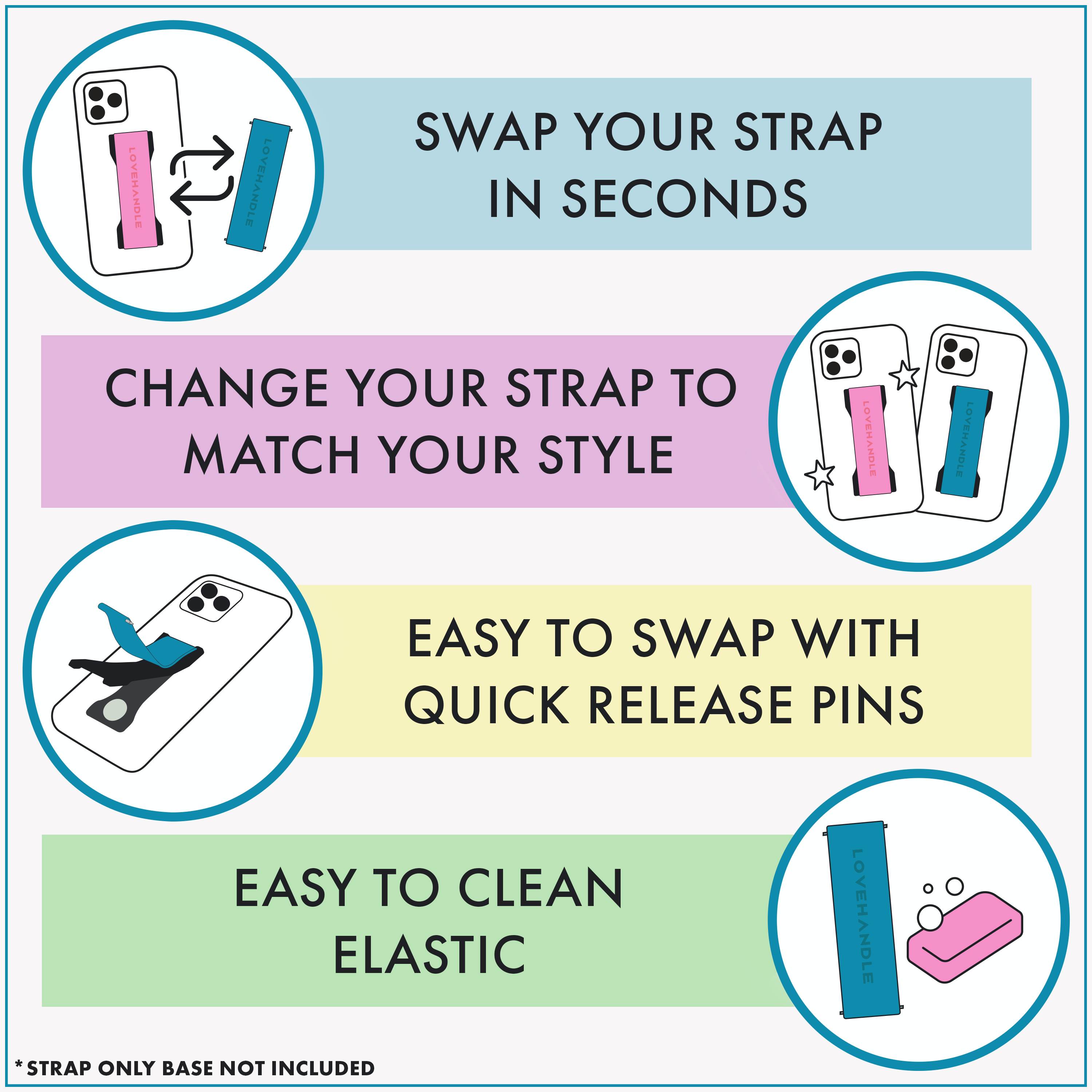 PRO Strap - Elastic Lavender - Image 3