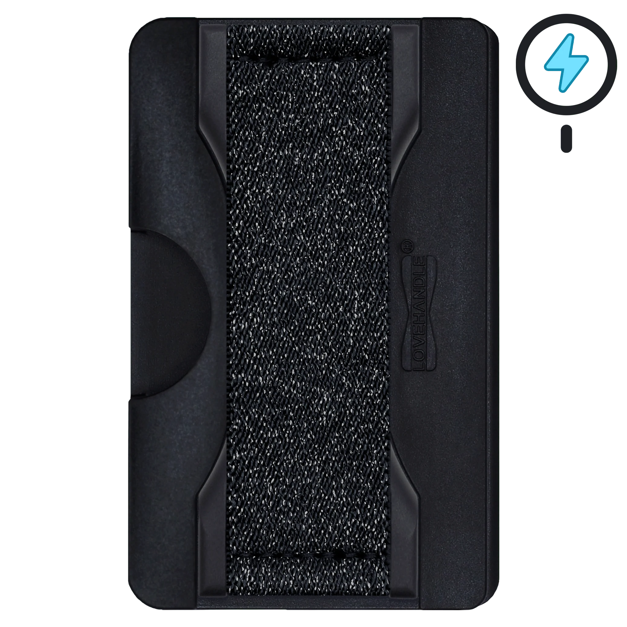 PRO Wallet for MagSafe-  Elastic Black Glitter - Image 2