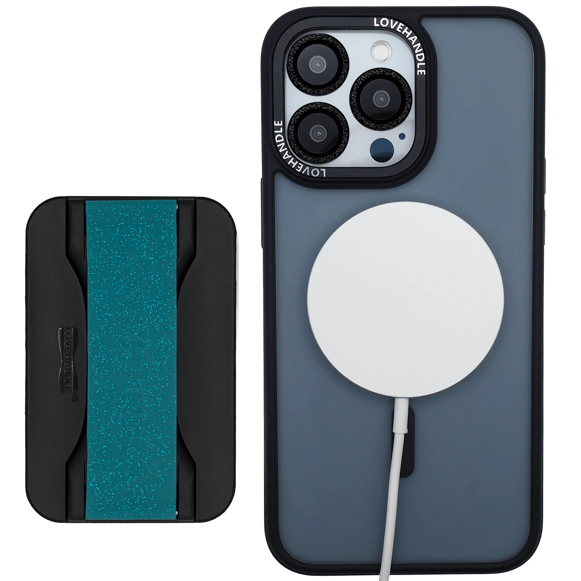 Total Package - PRO for Magsafe - Blue Agate Glitter - Image 3