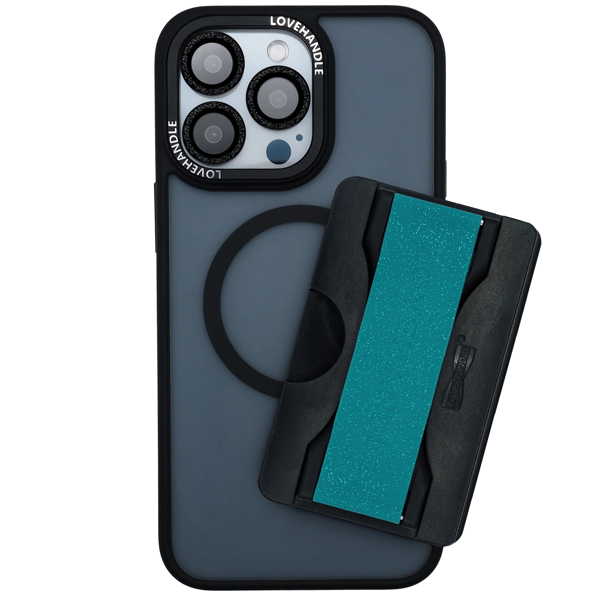 Total Package - PRO Wallet for MagSafe - Blue Agate Glitter - Image 2