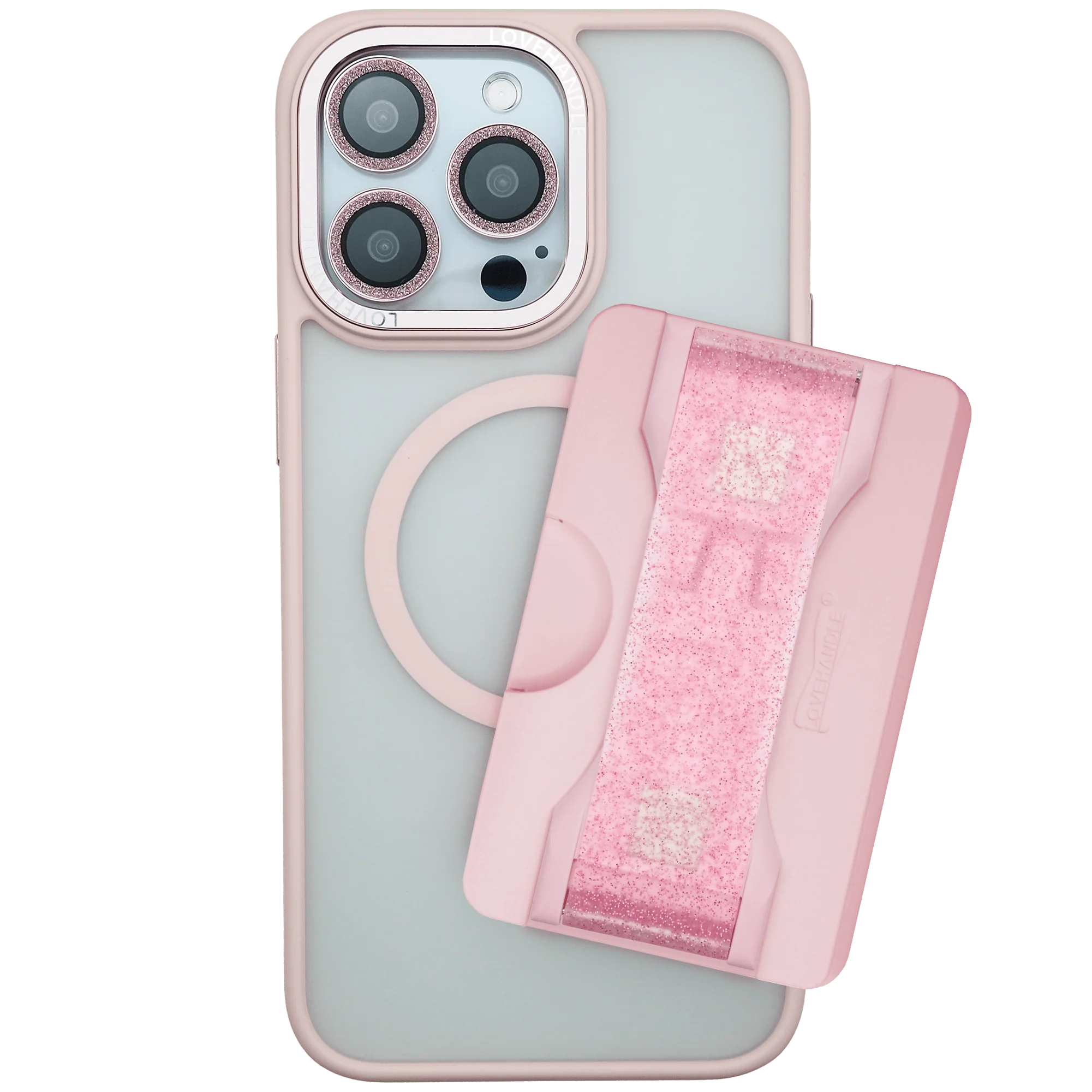 Total Package - PRO Wallet for MagSafe - Pink Diamond Glitter - Image 2