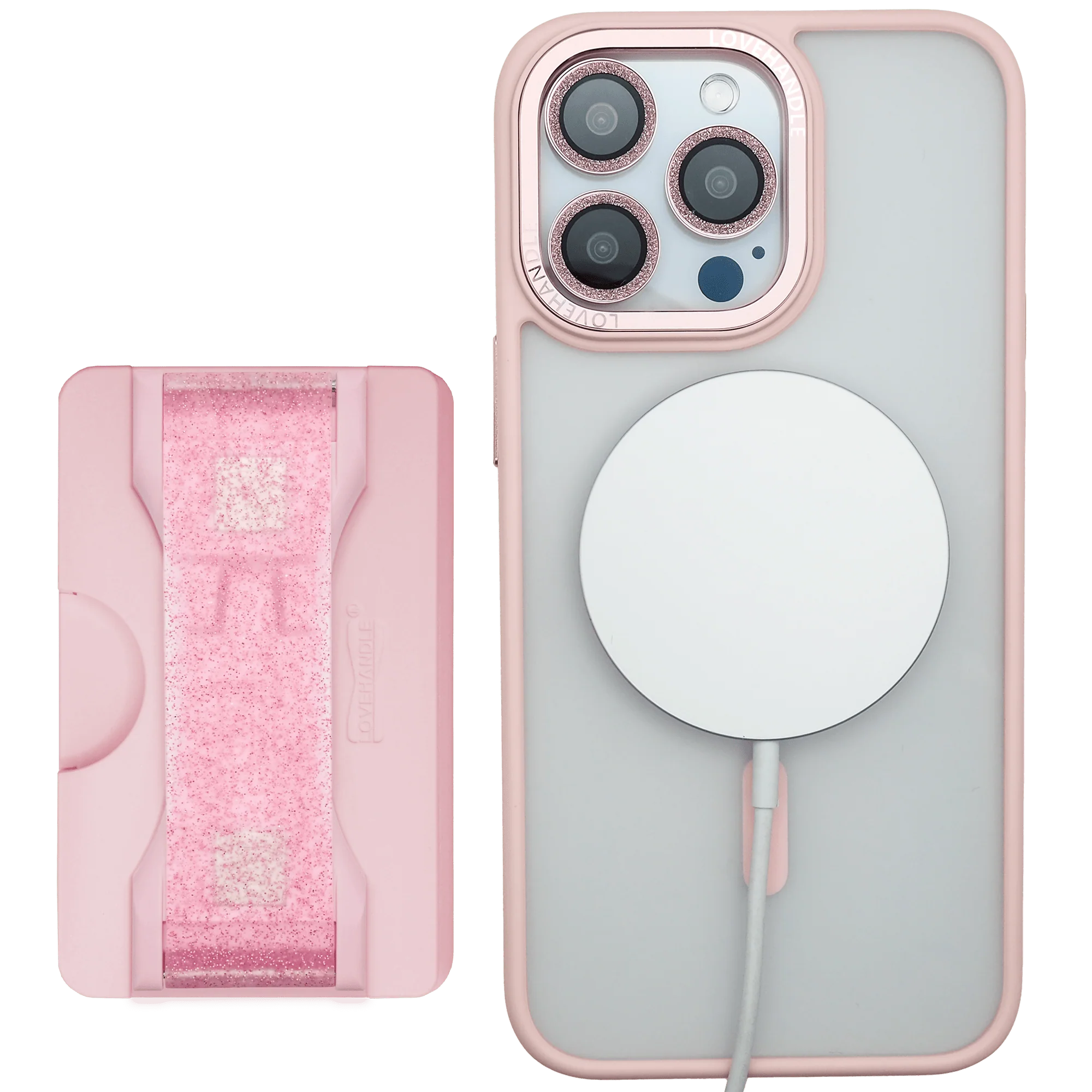 Total Package - PRO Wallet for MagSafe - Pink Diamond Glitter - Image 3