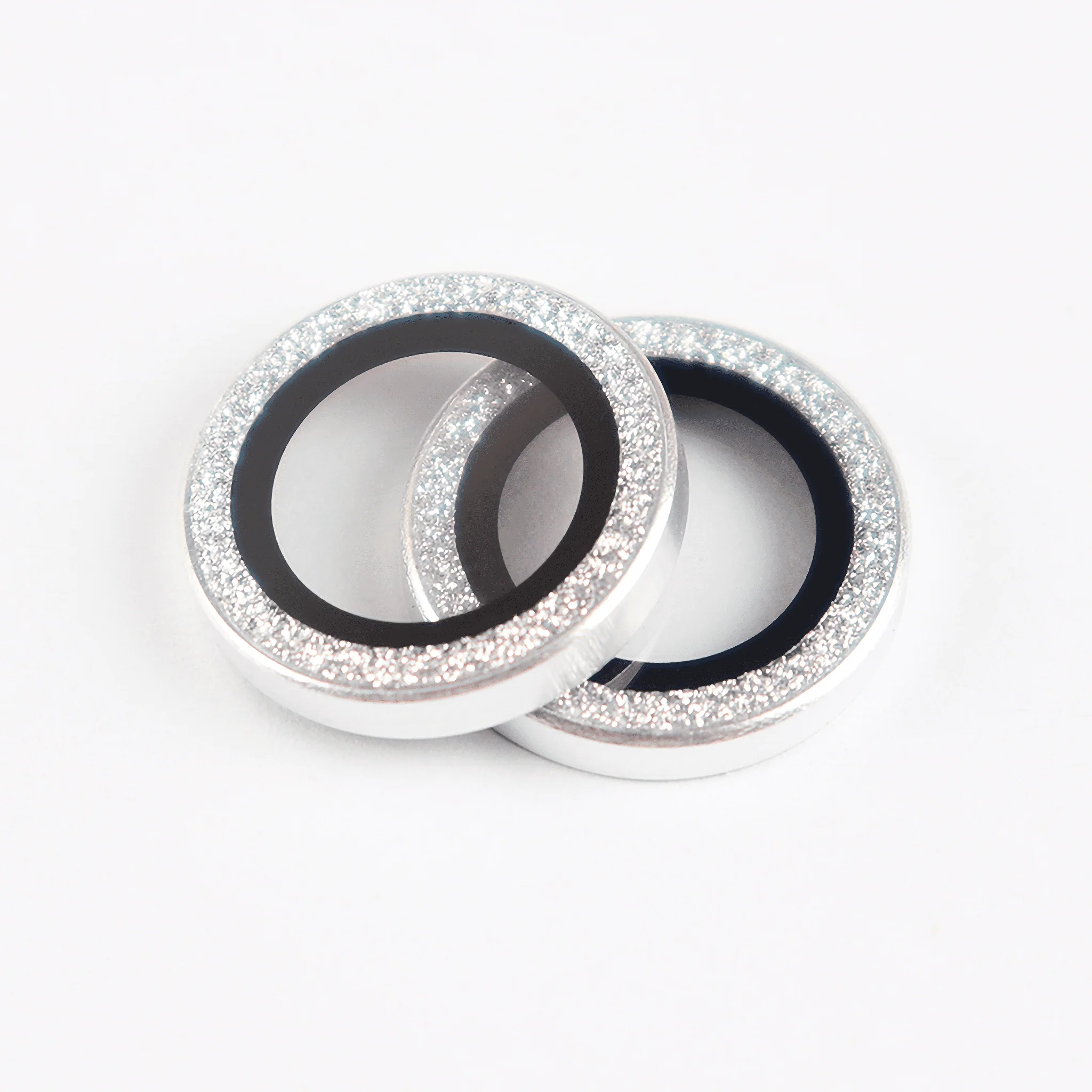 Camera Lens Protector - Silver Glitter - Image 3